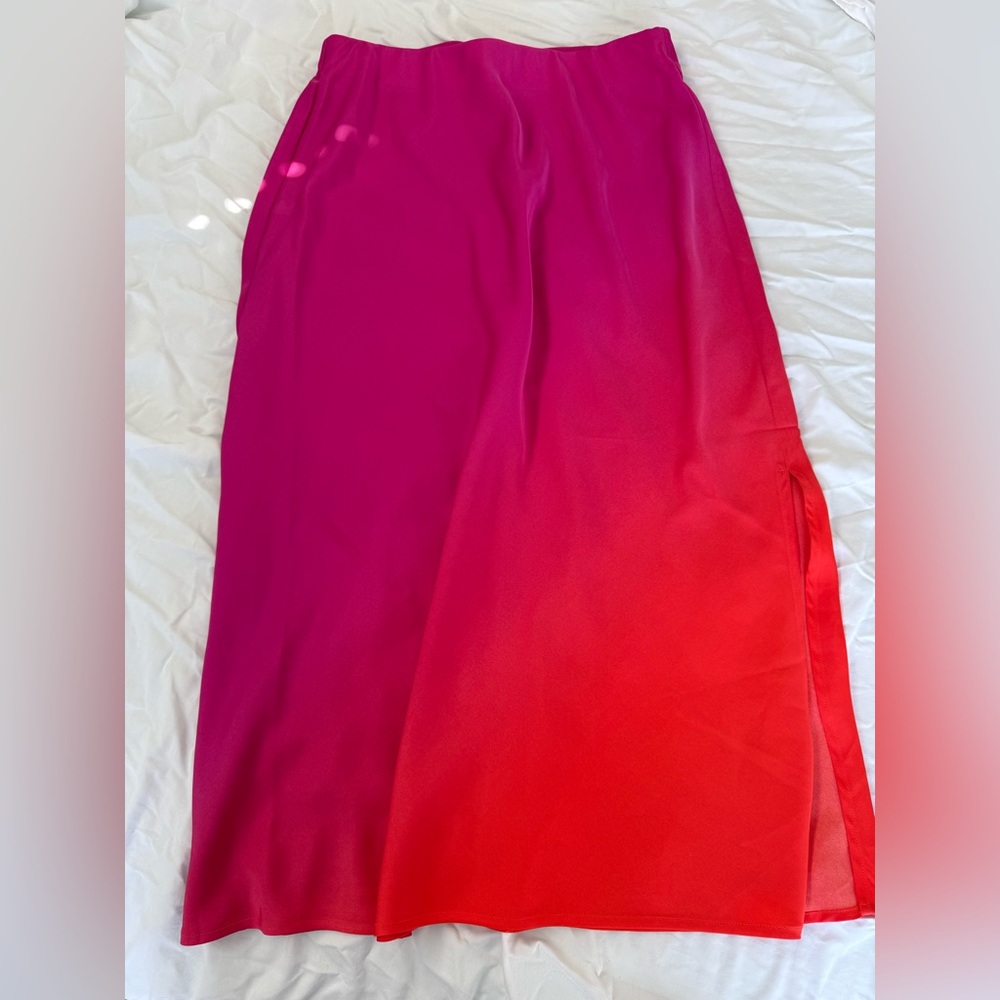 NWOT A New Day Ombré Midi Skirt